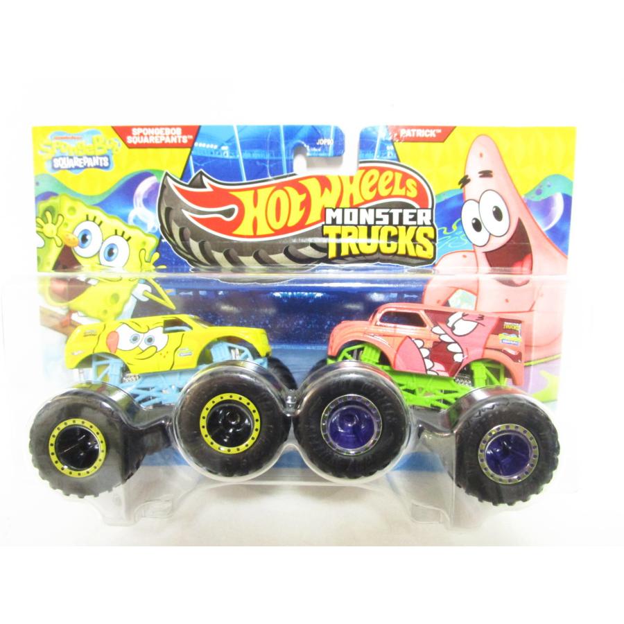 ホットウィール スポンジボブ & パトリック モンスタートラック 2点