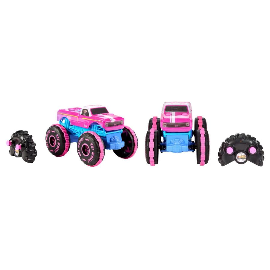 ホットウィール バービー モンスタートラック ピックアップ RC リモコン ラジコン ピンク カー 車  Hot Wheels Barbie Monster Trucks RC Car_1
