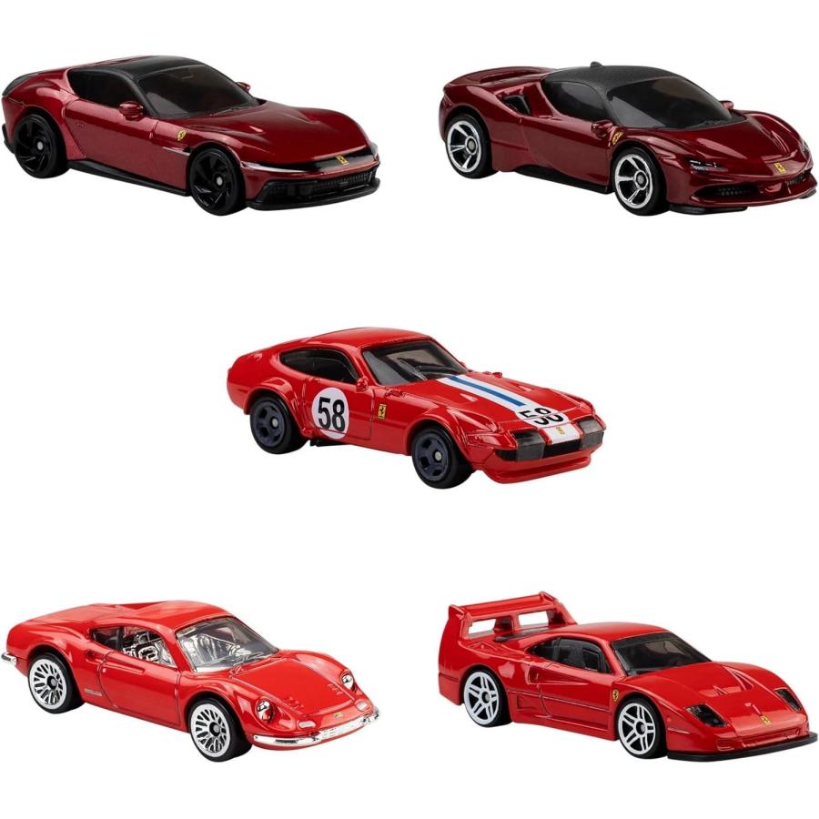 ホットウィール フェラーリ 5点入りパック Hot Wheels Ferrari 5 Pack