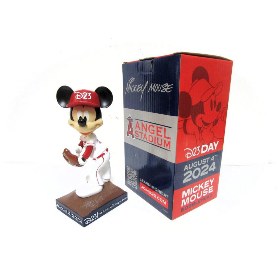 Disney D23限定ミッキーマウス 野球 ボブルヘッド　エンゼルス　配布 D23 Expo 2024 ミッキー ベースボール 投手 ボブルヘッド フィギュア