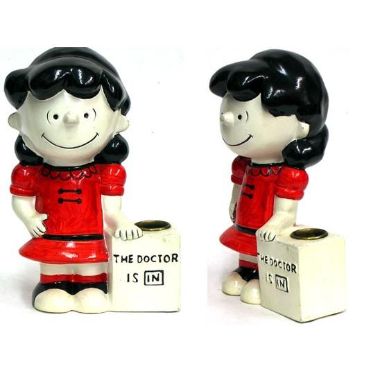 ピーナッツ ルーシー ろうそく立てヴィンテージフィギュアリン PEANUTS