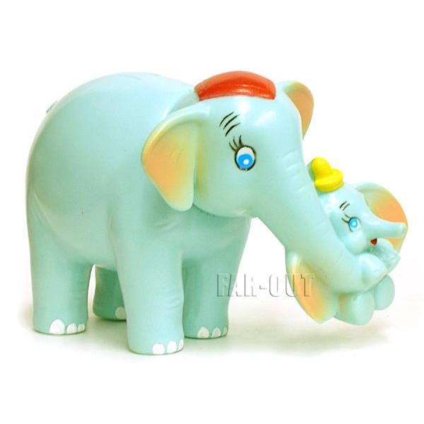 ダンボ&お母さんジャンボ 黄帽子 三菱銀行 貯金箱 フィギュア