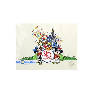 WDW 20周年 ミッキー\u0026ミニー\u0026ドナルド パレード セリグラフ マット付き ディズニー