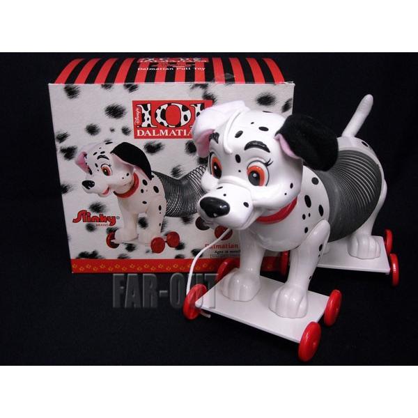 101匹わんちゃん プルトイ Slinky Dog 赤の首輪 ディズニー : FAR-OUT