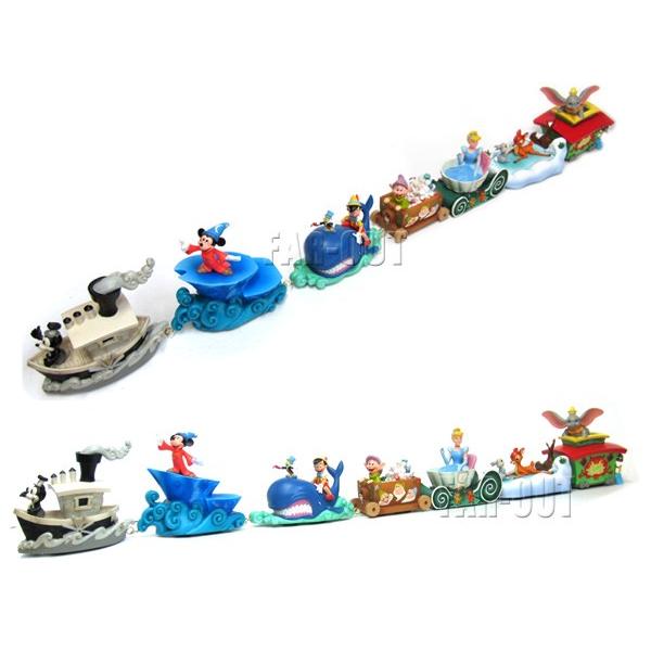 ディズニー パレード フロート フィギュアリン 7点コンプリートセット