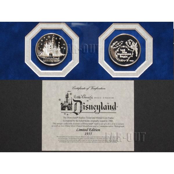 ディズニーランド 1955年 オープニング 復刻チケット メダル付き