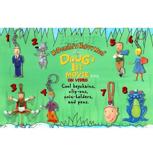 ディズニーチャンネル DOUG ダグ マクドナルド ミールトイ 8点