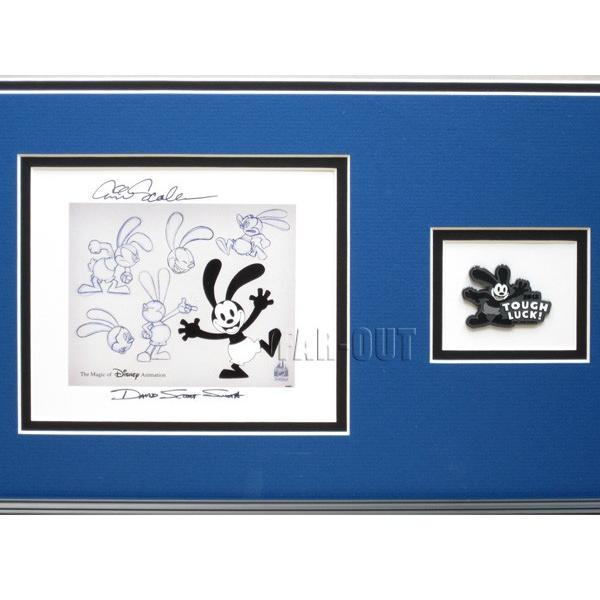 オズワルド Tough Luck ハンドペイント セル画 アート ピン、カード