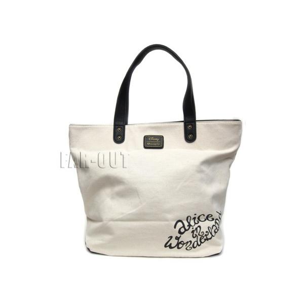 ふしぎの国のアリス アリス w/ チシャ猫 キャンバス トートバッグ