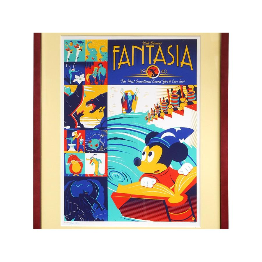 D23 Expo USA 2015 ファンタジア75周年記念 オリジナル版画 セリグラフ 