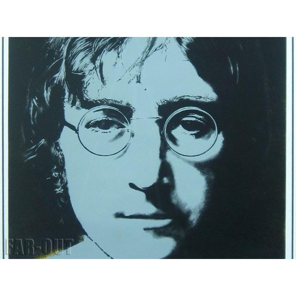 John Lennon ジョン レノン Photographic Portrait ポートレイト ブラック X イエロー オリジナル版画 セリグラフ アート フレーム額入り 760 9490 Far Out 通販 Yahoo ショッピング