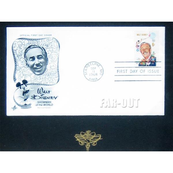 ウォルト スタンプ 切手シート Walt First Day of Issue 封筒 1968年