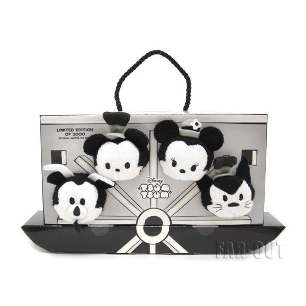 D23 Expo Japan 2015 蒸気船ウィリー ミッキー ツムツム ぬいぐるみ 4点セット ボックス入り TSUM TSUM ミッキー・ミニー・ピート・ゴート