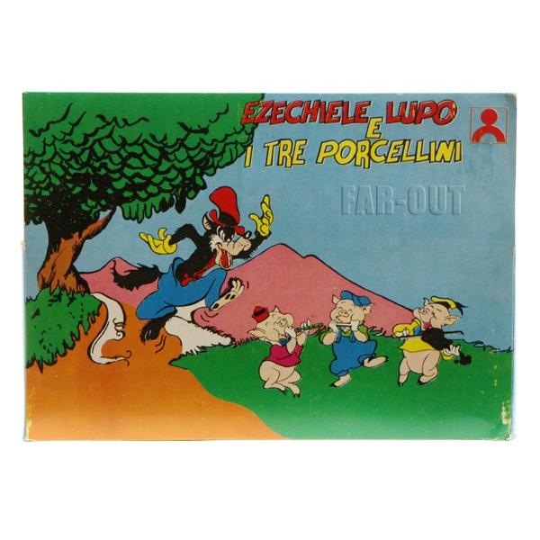 3匹の子ぶた w/オオカミ フィギュア メタルダイキャスト カー 1970年代