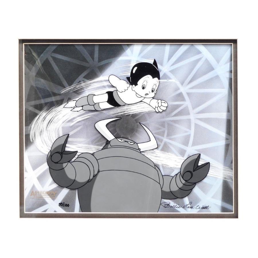 鉄腕アトム 30周年記念 アトム誕生 ハンドペイント セル画 アート