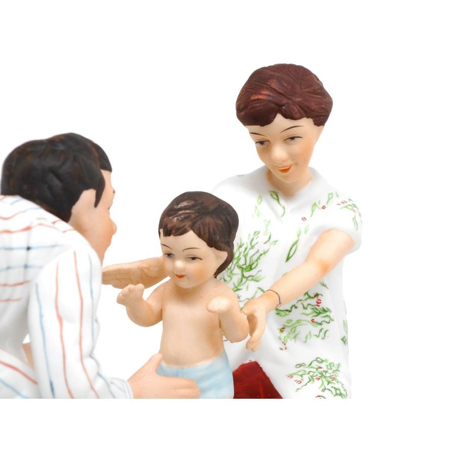 ノーマン・ロックウェル はじめの一歩 オルゴール付き フィギュア 1989