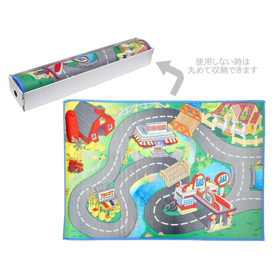 ミッキー ガソリンスタンド カーウォッシュ プレイセット プレイマット