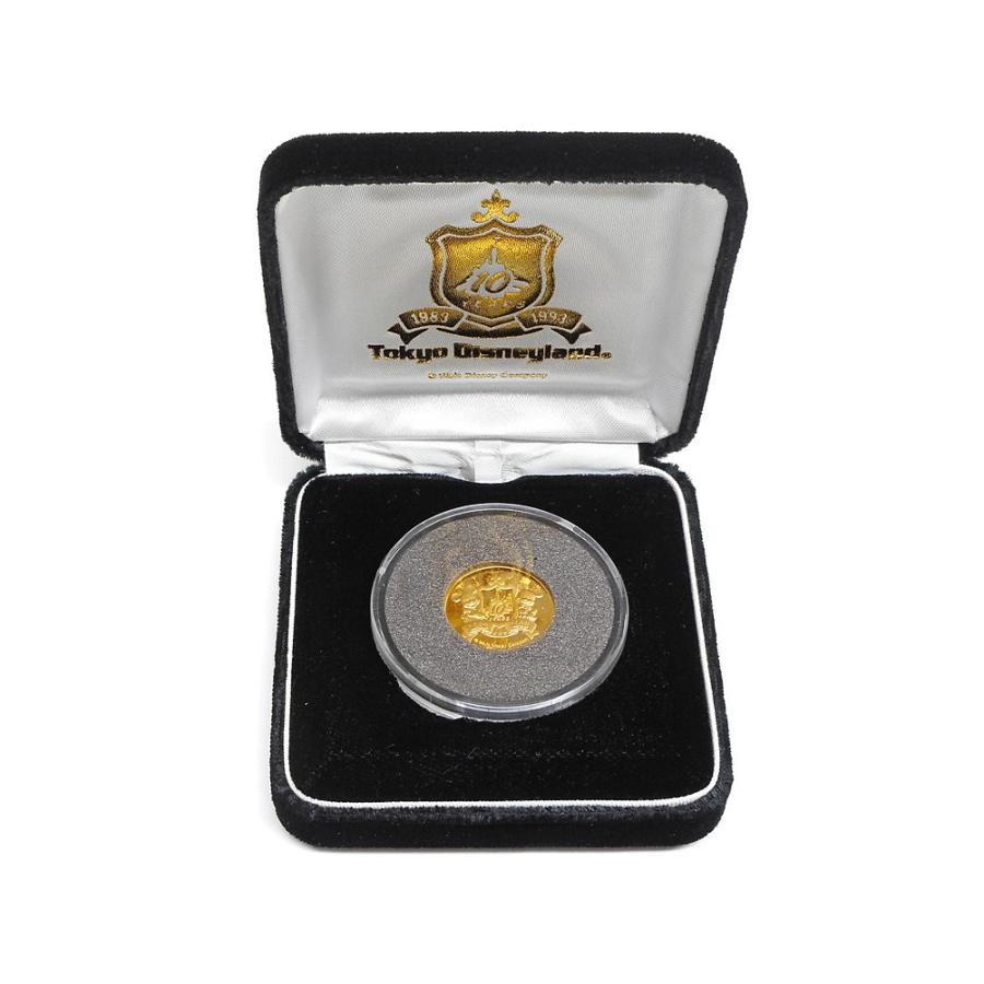 10周年記念 純金 Gold 東京ディズニーランド ミッキー ミニー ゴールドコイン Gold ケース入り Tdl K24 記念メダル メダル 1993年 Coin