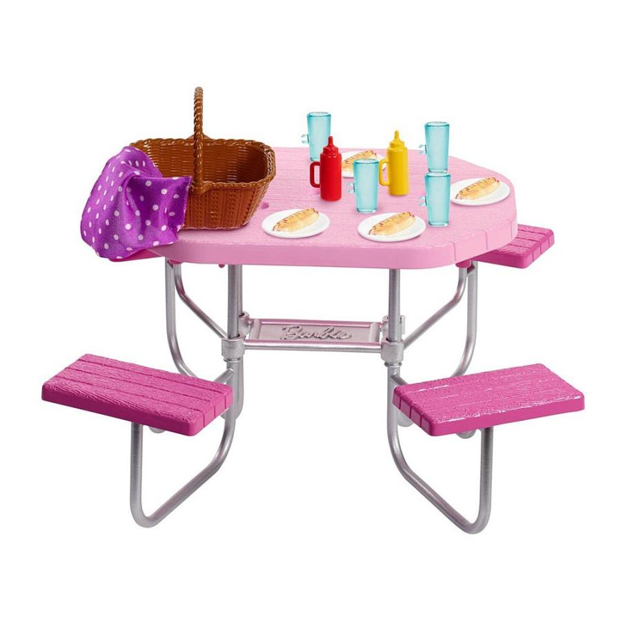 バービー ホットドッグ ピクニック プレイセット テーブル 家具 Barbie