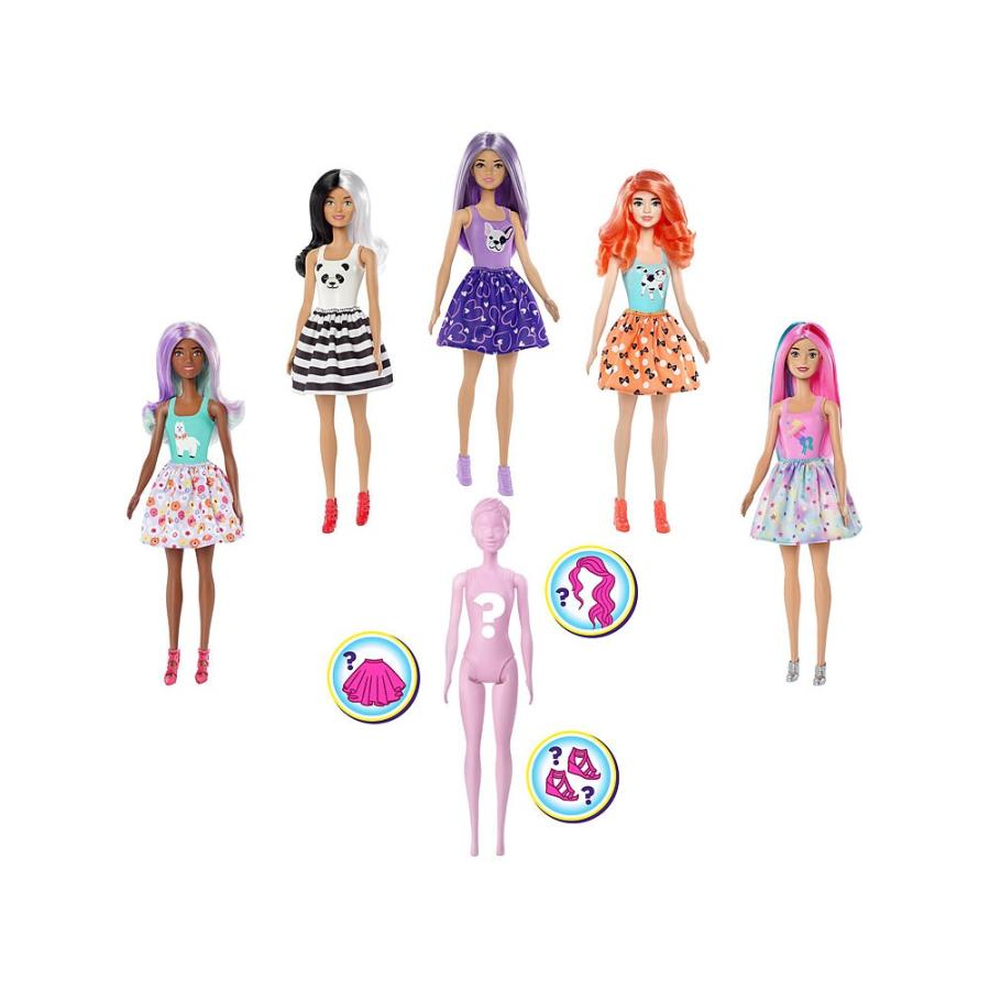 バービー カラー・リビール サプライズ ドール 人形 ファッション付き