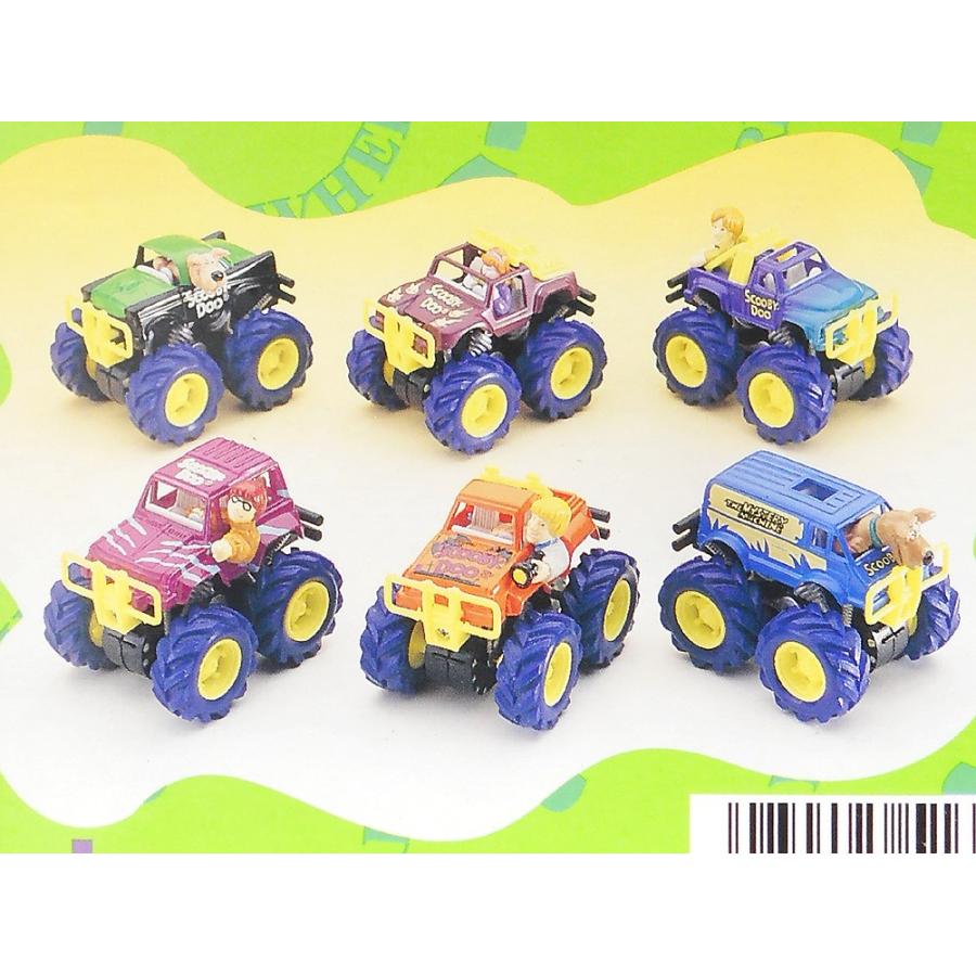 スクービー・ドゥー スクービー・ラリー ジープ フリクション ミニカー 6点セット フィギュア 1996年 ハンナ・バーベラ 車 Hanna-Barbera Scooby-Doo Jeep Car_3