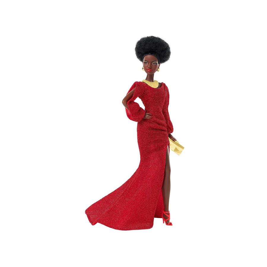 バービー 40周年記念 復刻版 黒人 ドール 人形 アフリカンアメリカン レッドドレス アフロヘア ブラック Barbie 40th  Anniversary First Black Doll (GLG35) :771-6905:FAR-OUT - 通販 - Yahoo!ショッピング