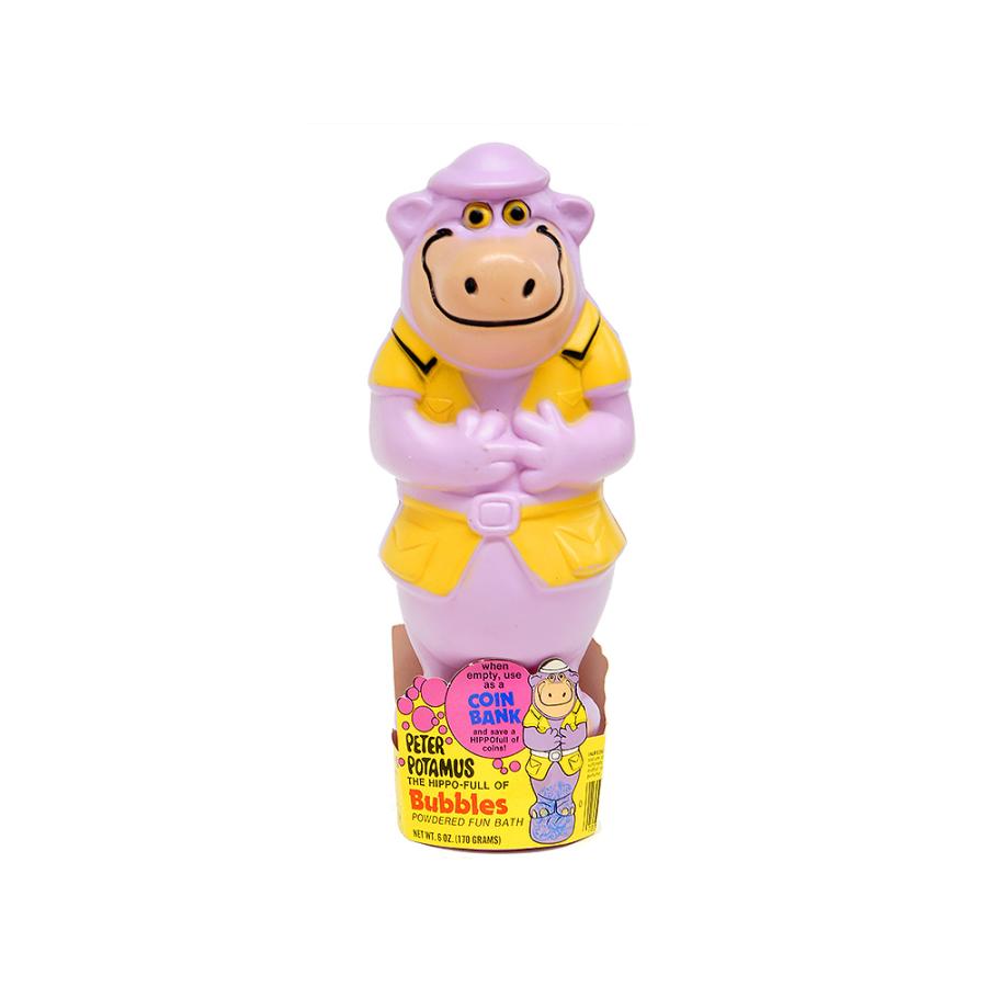 ハンナ・バーベラ ピーター・ポタモス ソーキー バブルバス ボトル コインバンク 1976年 ヴィンテージ かばの