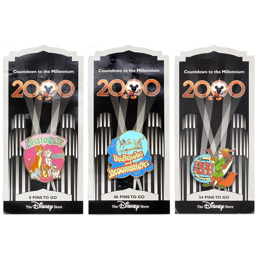 カウントダウン 2000年 ミレニアム記念 ピンズ 1970年代 5点セット
