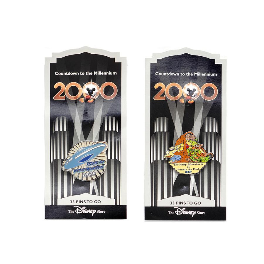 カウントダウン 2000年 ミレニアム記念 ピンズ 1970年代 5点セット