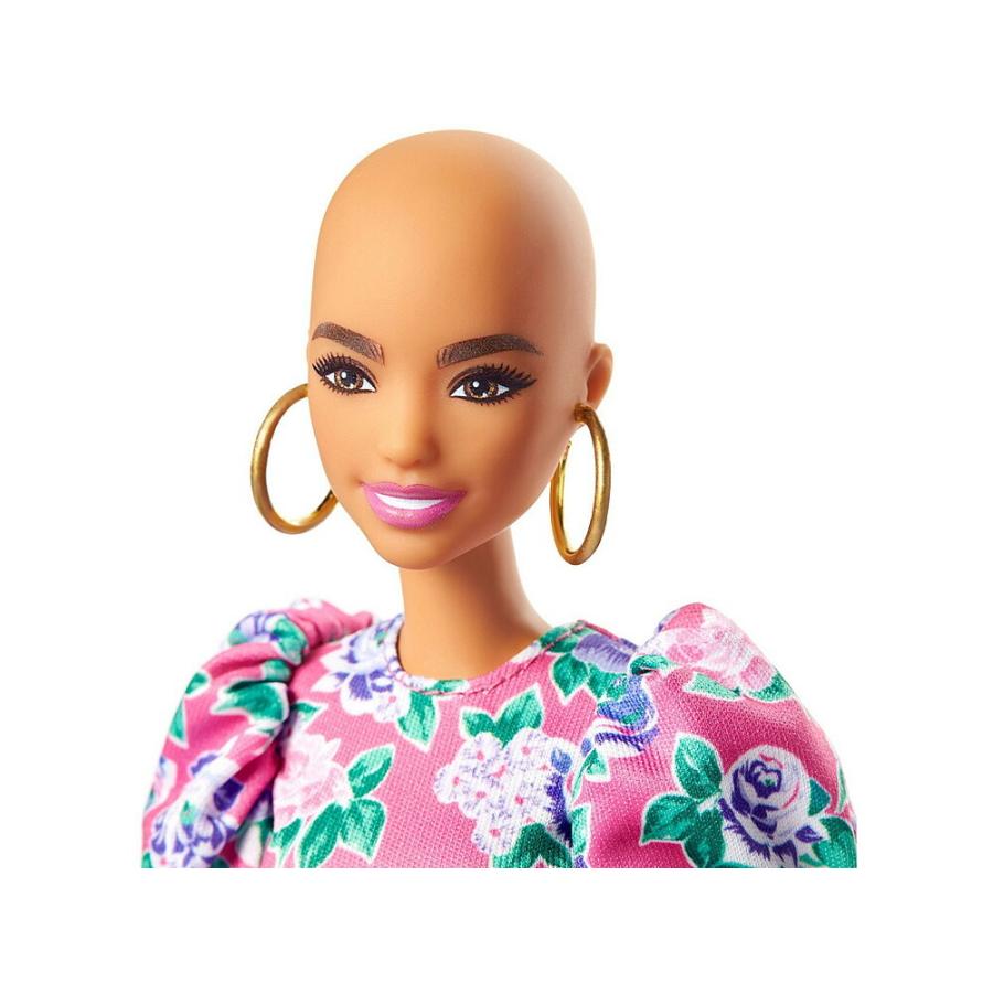 バービー ファッショニスタ 花柄のドレス スキンヘッド ドール 人形 ノーヘア 坊主頭 フローラル Barbie Fashionistas Doll 150 Ghw64 772 8022 Far Out 通販 Yahoo ショッピング