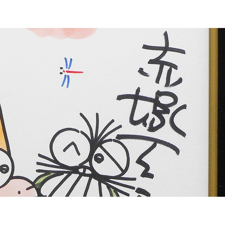 赤塚不二夫 ニャロメ ケムンパス 直筆サイン色紙 (中古】天才 赤塚不二夫 ニャロメ ケムンパス 直筆サイン色紙 (中古】天才