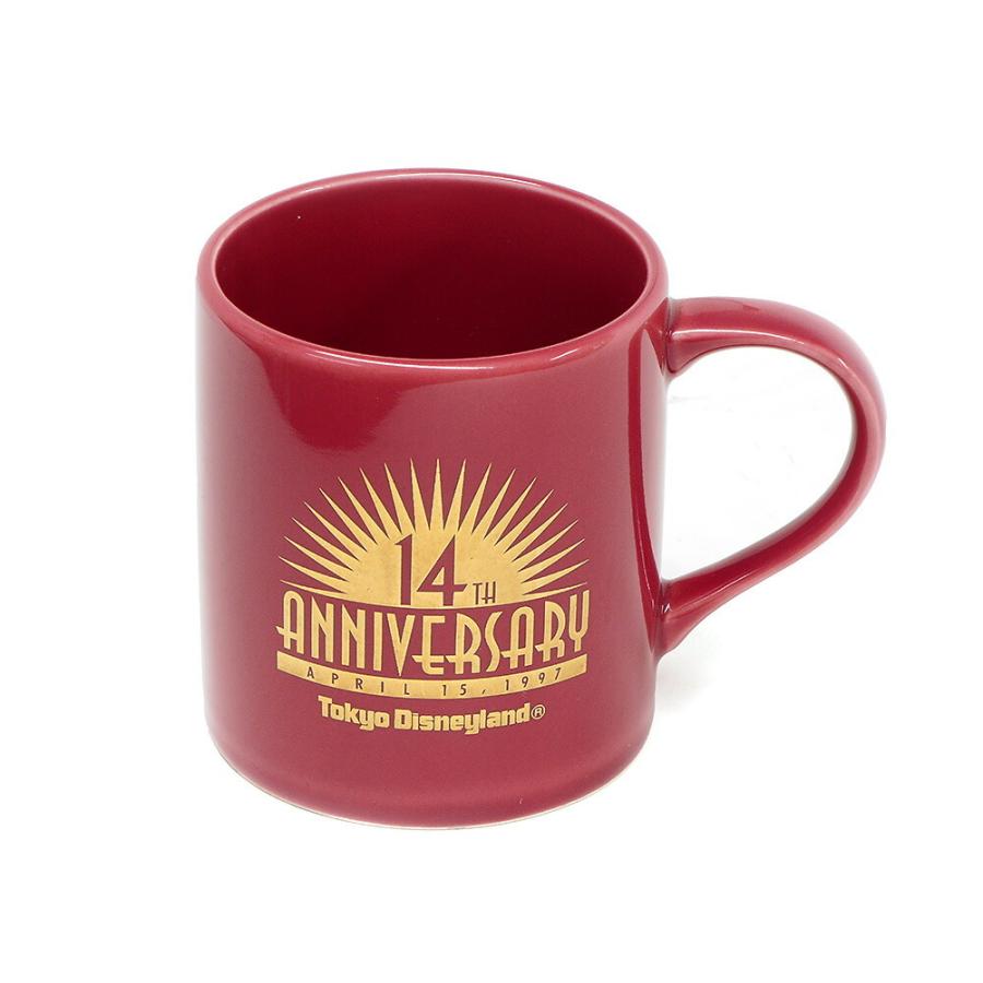 東京ディズニーランド 14周年記念 1997年 ミッキー えんじ色