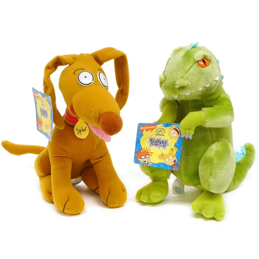 ラグラッツ スパイク & レプター ぬいぐるみ 2点セット 1997年 ラグラッツ スパイク & レプター ぬいぐるみ 2点セット 1997年