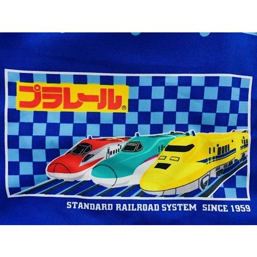 412円 4周年記念イベントが プラレール エプロン 110ｃｍ 新幹線 電車 子ども キッズエプロン クッキング キッチン 新品