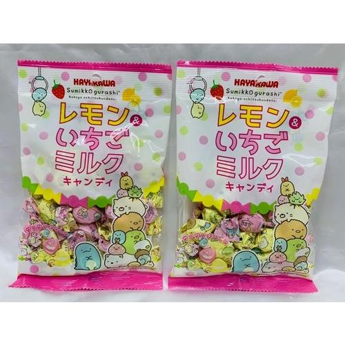 賞味期限21 5月迄の為値下げ すみっコぐらし レモン いちごミルク キャンディ サンエックス 80ｇ 2袋セット Far Select Shop 通販 Yahoo ショッピング