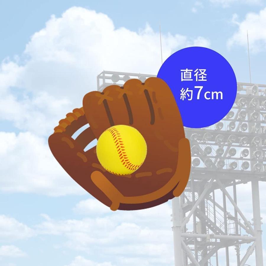 ウレタンボール ソフト 野球 ベースボール 夜間も目立つ 柔らかい素材 静音 屋内 直径7cm 5p N3m6 6dji Far Select Shop 通販 Yahoo ショッピング