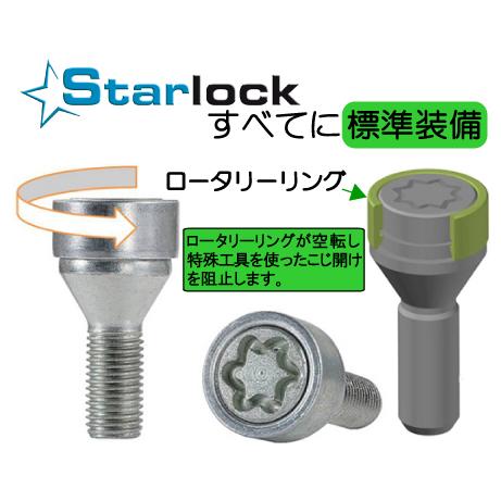 ベンツ タイヤホイール用ロックボルト M14xP1.5首下27mm 色ブラック ＢＥＮＺブラックロックボルト１４Ｒ１４ｘ１．５首下２７ｍｍ