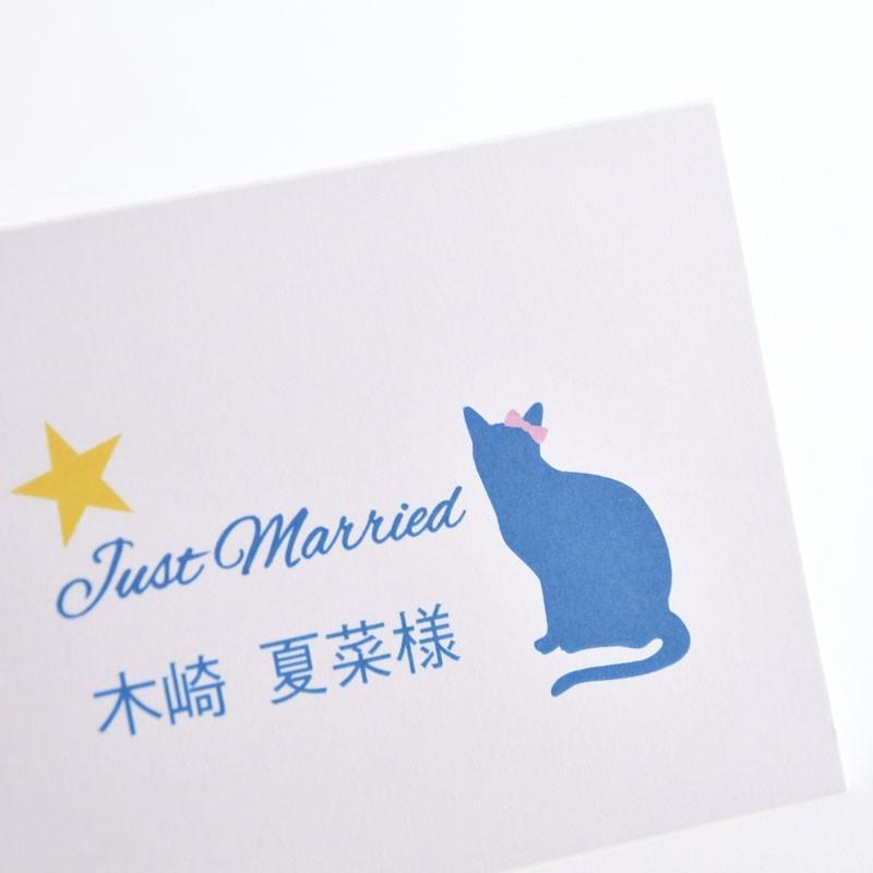 席札手作りセット キャットブルー 10名様分 結婚式 Hm C Cat 結婚式グッズ ギフトのお店 Farbe 通販 Yahoo ショッピング