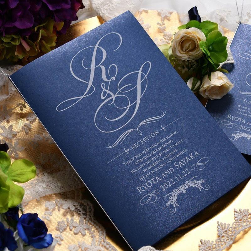 キラキラネイビー イニシャルナイト 席次表手作りセット 結婚式 Hm S Initialnight 結婚式グッズ ギフトのお店 Farbe 通販 Yahoo ショッピング