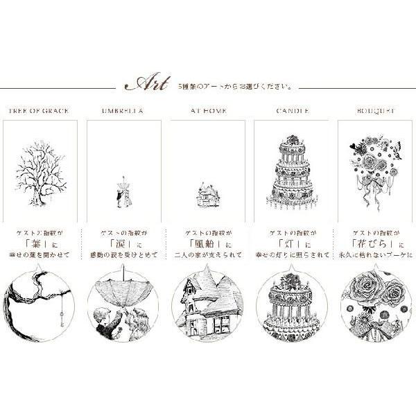 結婚式 ウェルカムボード / ウェディングツリー Sサイズ 指紋 参加型