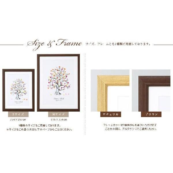 結婚式 ウェルカムボード / ウェディングツリー Sサイズ 指紋 参加型