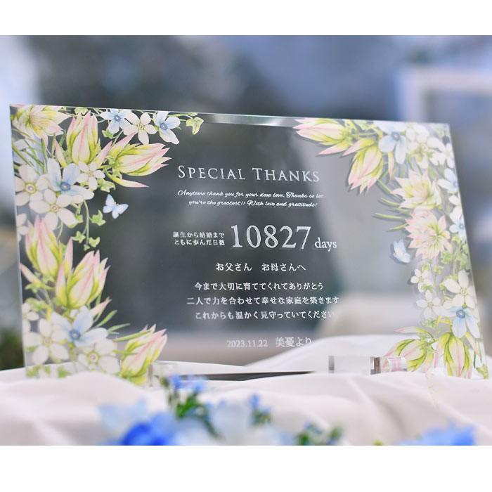 結婚式 両親プレゼント ガラスの感謝状クリアプレート ブルースター 贈呈品 ギフト Mb Bluestar 結婚式グッズ ギフトのお店 Farbe 通販 Yahoo ショッピング