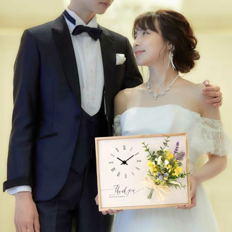 結婚式 両親贈呈品 両親プレゼント ギフト 花時計 / 「クロックブーケ