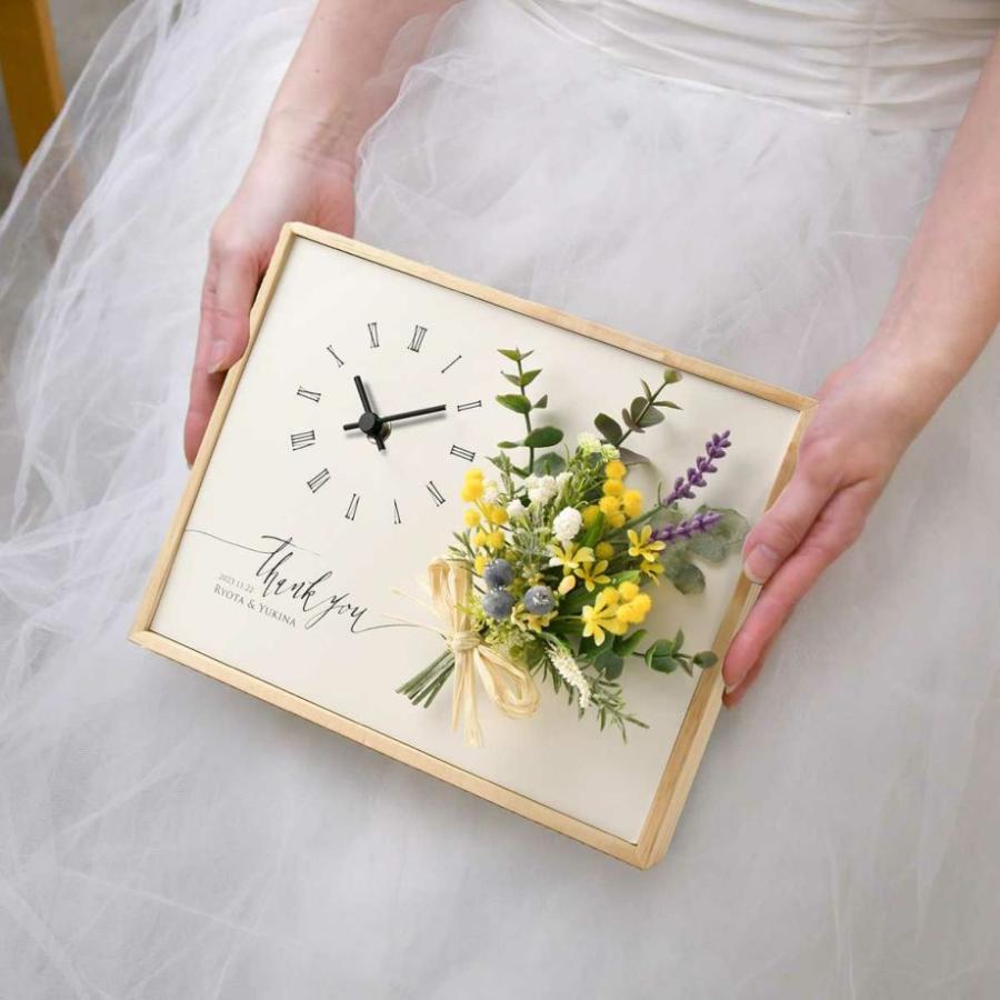 結婚式 両親贈呈品 両親プレゼント ギフト 花時計 / 「クロックブーケ