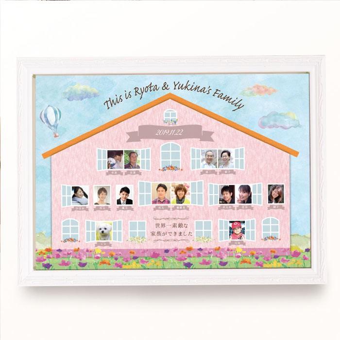 結婚式 両親へのプレゼント 絆を深める贈呈品 ファミリーツリー マイホーム 贈呈品 家系図 プレゼント Mb Familytree Myhome 結婚式グッズ ギフトのお店 Farbe 通販 Yahoo ショッピング