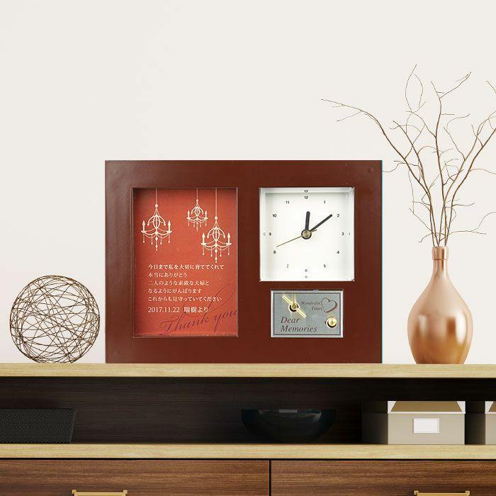 結婚式 両親贈呈品 サンクスオルゴール ブラウンクロック ギフト プレゼント Mb O 結婚式グッズ ギフトのお店 Farbe 通販 Yahoo ショッピング
