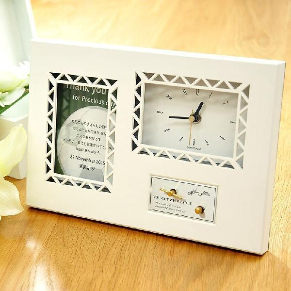 結婚式 両親贈呈品 / サンクスオルゴール クロック サッカー / ギフト プレゼント