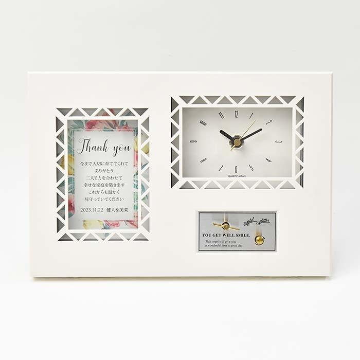 結婚式 両親贈呈品 即日出荷 オルゴール メッセージカード付時計 チューリップ ギフト 記念品 メッセージ フォトフレーム Mb O Tulip 結婚式グッズ ギフトのお店 Farbe 通販 Yahoo ショッピング
