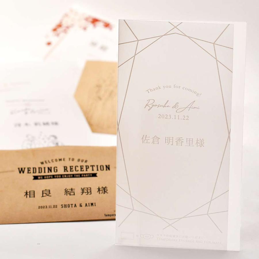 結婚式 席札 マスク置き マスクキーパー席札 シンプル Od C Maskkeeper04 結婚式グッズ ギフトのお店 Farbe 通販 Yahoo ショッピング