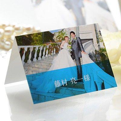 席札 完成品オーダー 写真入プラチナ席札 印刷つき 結婚式 Od C Photonica 結婚式グッズ ギフトのお店 Farbe 通販 Yahoo ショッピング